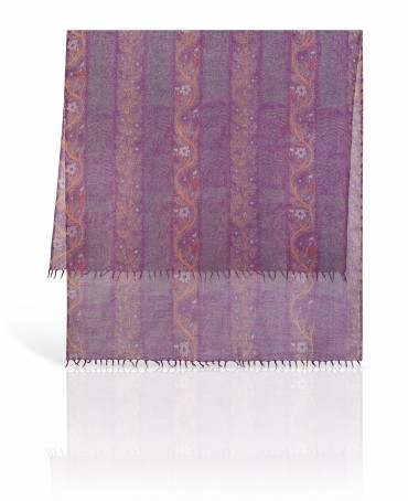 Палантин Женский ZW-TRIBAL/DEEP.PURPLE